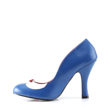 Carregar imagem no visualizador da galeria, Tacones Pin Up Couture SMITTEN-05 Navy Azul Blanco
