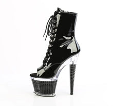 Load image into Gallery viewer, Tacones Pleaser SPECTATOR-1021 Negro Charol Transparente
