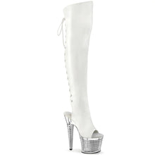 Cargar imagen en el visor de la galería, Tacones Pleaser SPECTATOR-3019 Blanco Piel Sintética
