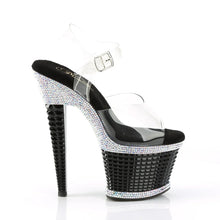 Cargar imagen en el visor de la galería, Tacones Pleaser SPECTATOR-708RS Transparente Negro
