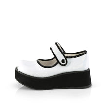 Cargar imagen en el visor de la galería, Zapatos con plataforma Demonia SPRITE-01 Blanco Holo Pat

