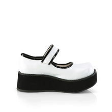 Cargar imagen en el visor de la galería, Zapatos con plataforma Demonia SPRITE-01 Blanco Holo Pat
