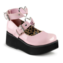 Cargar imagen en el visor de la galería, Zapatos con plataforma Demonia SPRITE-02 B. Rosa Pat
