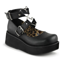 Carregar imagem no visualizador da galeria, Zapatos con plataforma Demonia SPRITE-02 Negro Piel vegana
