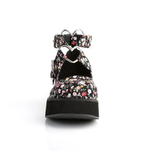 Load image into Gallery viewer, Zapatos con plataforma Demonia SPRITE-02 Floral Fabric
