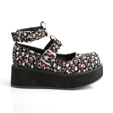Load image into Gallery viewer, Zapatos con plataforma Demonia SPRITE-02 Floral Fabric
