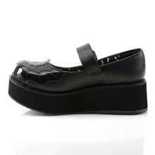 Load image into Gallery viewer, Zapatos con plataforma Demonia SPRITE-05 Negro Piel vegana-Negro Pat
