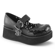 Load image into Gallery viewer, Zapatos con plataforma Demonia SPRITE-05 Negro Piel vegana-Negro Pat
