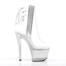 Load image into Gallery viewer, Tacones Pleaser STARDANCE-1018C-7 Transparente Plata
