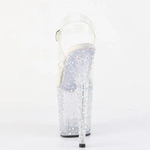 Cargar imagen en el visor de la galería, Tacones Pleaser STARDANCE-808 Transparente Plata
