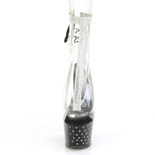 Cargar imagen en el visor de la galería, Tacones Pleaser STARDUST-1018C-2RS Transparente Negro
