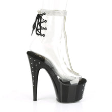 Cargar imagen en el visor de la galería, Tacones Pleaser STARDUST-1018C-2RS Transparente Negro
