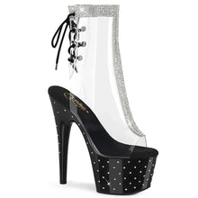 Cargar imagen en el visor de la galería, Tacones Pleaser STARDUST-1018C-2RS Transparente Negro
