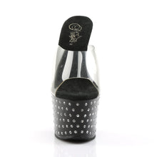 Carregar imagem no visualizador da galeria, Tacones Pleaser STARDUST-701 Transparente Negro
