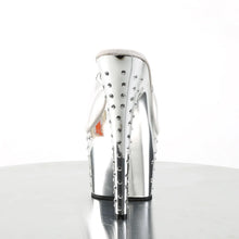 Carregar imagem no visualizador da galeria, Tacones Pleaser STARDUST-701 Transparente Plata Cromo
