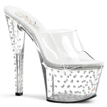 Carregar imagem no visualizador da galeria, Tacones Pleaser STARDUST-701 Transparente
