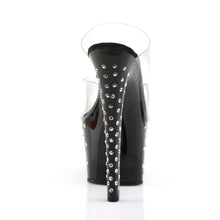 Load image into Gallery viewer, Tacones Pleaser STARDUST-702 Transparente Negro
