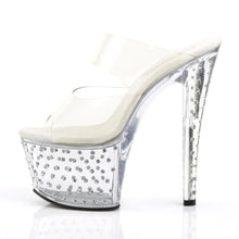 Carregar imagem no visualizador da galeria, Tacones Pleaser STARDUST-702 Transparente
