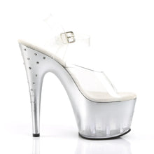 Cargar imagen en el visor de la galería, Tacones Pleaser STARDUST-708T Transparente Plata
