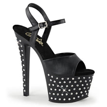 Carregar imagem no visualizador da galeria, Tacones Pleaser STARDUST-709 Negro Piel Sintética
