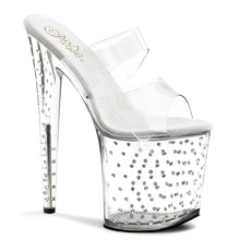 Carregar imagem no visualizador da galeria, Tacones Pleaser STARDUST-802 Transparente
