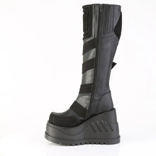 Cargar imagen en el visor de la galería, Botas Demonia STOMP-228 Negro Piel vegana
