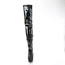Load image into Gallery viewer, Tacones Fabulicious SULTRY-4000 Negro Stretch Charol
