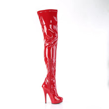 Load image into Gallery viewer, Tacones Fabulicious SULTRY-4000 Rojo Stretch Charol
