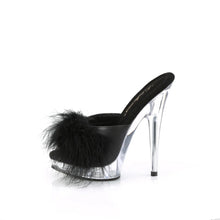 Carregar imagem no visualizador da galeria, Tacones Fabulicious SULTRY-601F Negro Pu Marabou
