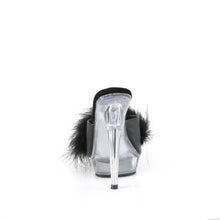 Carregar imagem no visualizador da galeria, Tacones Fabulicious SULTRY-601F Negro Pu Marabou
