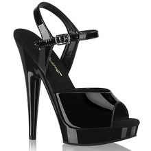 Cargar imagen en el visor de la galería, Tacones Fabulicious SULTRY-609 Negro Charol
