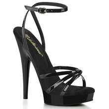 Cargar imagen en el visor de la galería, Tacones Fabulicious SULTRY-638 Negro Charol
