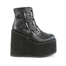 Carregar imagem no visualizador da galeria, Botines Demonia SWING-105 Negro Piel vegana
