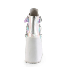 Load image into Gallery viewer, Botines Demonia SWING-105 Pearl Iridescent Piel vegana

