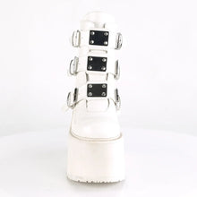 Load image into Gallery viewer, Botines Demonia SWING-105 Blanco Piel vegana
