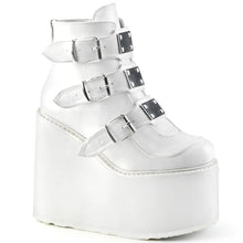 Load image into Gallery viewer, Botines Demonia SWING-105 Blanco Piel vegana
