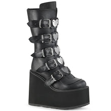 Carregar imagem no visualizador da galeria, Botas Demonia SWING-230 Negro Piel vegana
