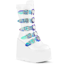 Load image into Gallery viewer, Botas Demonia SWING-230 Blanco Piel vegana
