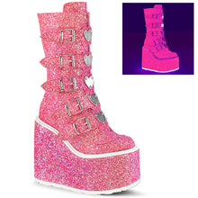 Cargar imagen en el visor de la galería, Botas Demonia SWING-230G Rosa Glitter
