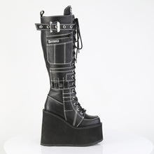 Cargar imagen en el visor de la galería, Botas Demonia SWING-260 - Negro piel vegana
