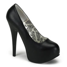 Cargar imagen en el visor de la galería, Tacones Bordello TEEZE-06 Negro Pu
