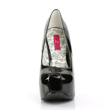 Cargar imagen en el visor de la galería, Tacones Pleaser Pink Label TEEZE-06W Negro Charol
