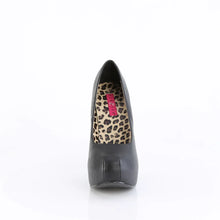 Cargar imagen en el visor de la galería, Tacones Pleaser Pink Label TEEZE-06W Negro Piel Sintética
