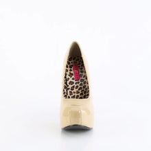 Carregar imagem no visualizador da galeria, Tacones Pleaser Pink Label TEEZE-06W Crema Charol
