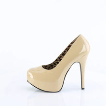 Carregar imagem no visualizador da galeria, Tacones Pleaser Pink Label TEEZE-06W Crema Charol

