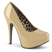 Carregar imagem no visualizador da galeria, Tacones Pleaser Pink Label TEEZE-06W Crema Charol
