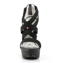 Cargar imagen en el visor de la galería, Tacones Pleaser Pink Label TEEZE-47W Negro Elasticated Band
