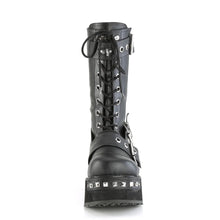 Carregar imagem no visualizador da galeria, Zapatos con plataforma Demonia TRASHVILLE-250 Negro Piel vegana
