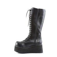 Cargar imagen en el visor de la galería, Zapatos con plataforma Demonia TRASHVILLE-502 Negro Piel vegana
