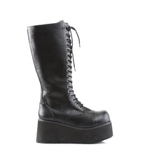 Cargar imagen en el visor de la galería, Zapatos con plataforma Demonia TRASHVILLE-502 Negro Piel vegana
